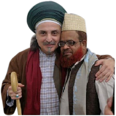 Allama Sufi Syed Jafar Sadek Shah With Eshraf Effendi An Naqshabendi from Sufi Land, Germany